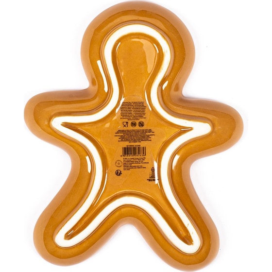Tri-Coastal Design Δίσκος Κεραμικός Gingerbread Man Xmas image 1
