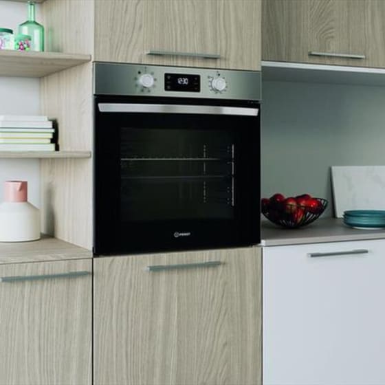 INDESIT IO 258HS X & RI 261 X 70 Lt Inox Εντοιχιζόμενος Σετ Φούρνος και Εστία image 4