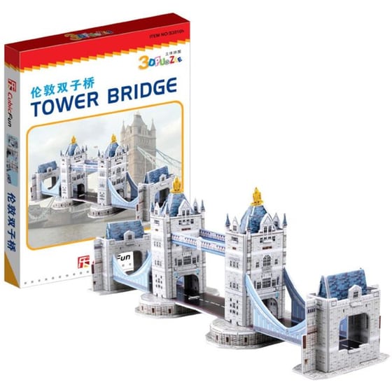 3D Παζλ Tower Bridge - Cubic Fun - 36 Κομμάτια image 1