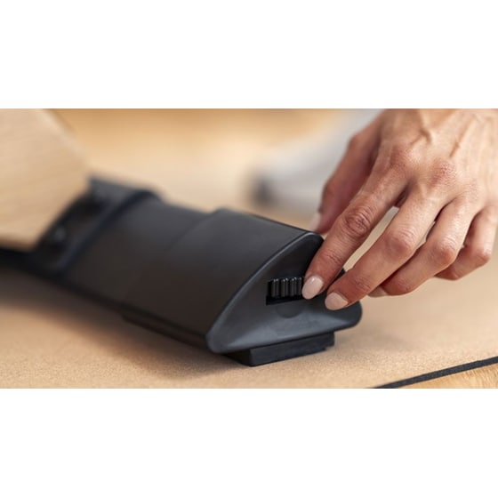 Όρθιο Στατικό Ποδήλατο HAMMER CARDIOPACE 5.0 NORSK Μαγνητικό Με Ροδάκια Μαύρο image 2