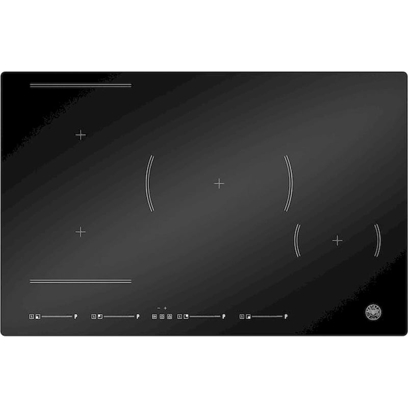BERTAZZONI BERTAZZONI P784I1M30NVS 77 cm Μαύρο Εστία Επαγωγική Αυτόνομη