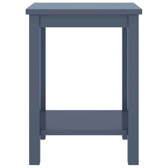 Κομοδίνο Vidaxl Από Μασίφ Ξύλο Πεύκου 35x30x47 cm - Ανοιχτό Γκρι image 2