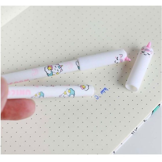 Στυλό Διαρκείας i-Total Erasable Cap Unicorn Μπλε image 3