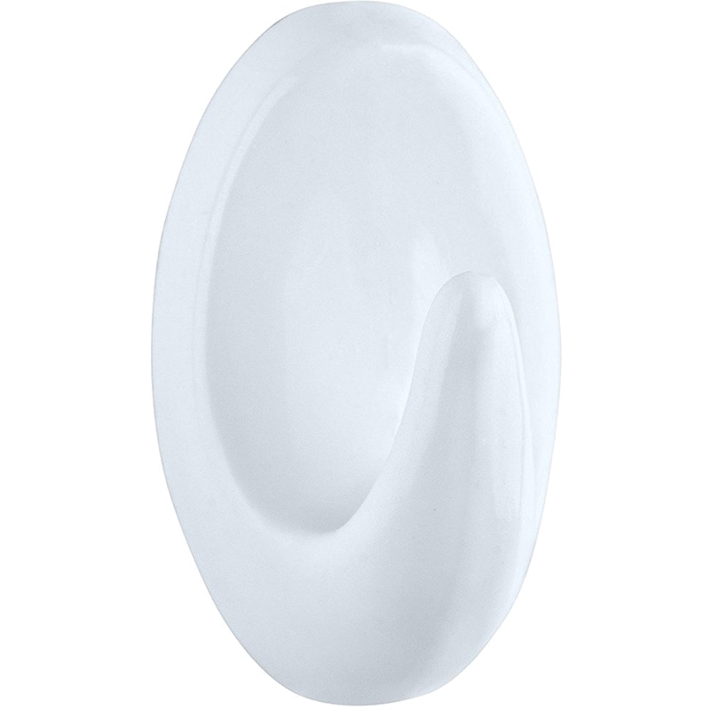 Κρεμαστράκια Αυτοκόλλητα Wenko Midget 6Τμχ 1.5×2.5cm – Λευκό