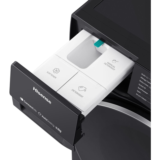 HISENSE WF5S1045BB 10.5 kg  1.400 Στροφές με WiFi Ανθρακί Πλυντήριο Ρούχων image 6
