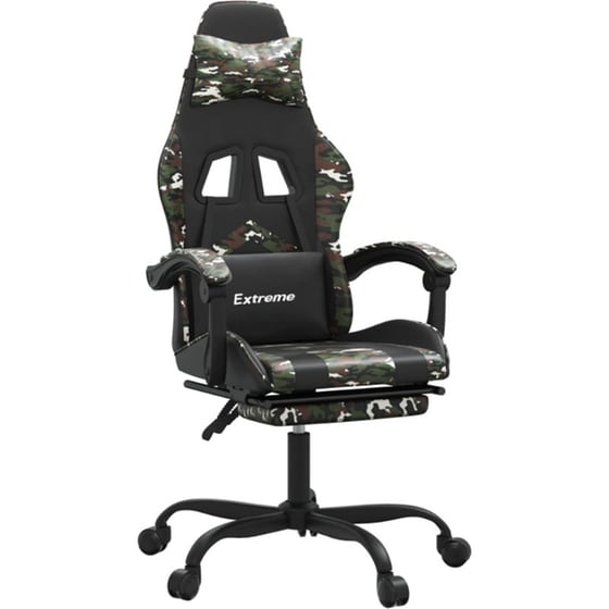 Καρέκλα Gaming VIDAXL 349614 με Υποπόδιο από Τεχνητό Δέρμα image 0