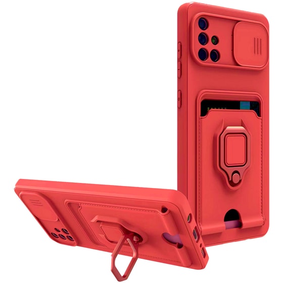 Θήκη Samsung Galaxy A71 - Bodycell Multifunction - Κόκκινο image 0