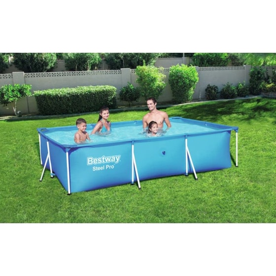 Οικογενειακή Πισίνα Εδάφους Bestway Steel Pro 3300 Lt - Μπλε image 2