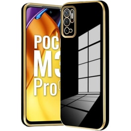 Θήκη Xiaomi Redmi Note 10 5G/Poco M3 Pro 5G - Bodycell Gold Plated - Μαύρο