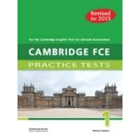 Cambridge FCE Practice Tests 1 Student's Book 2015 Revised image 0