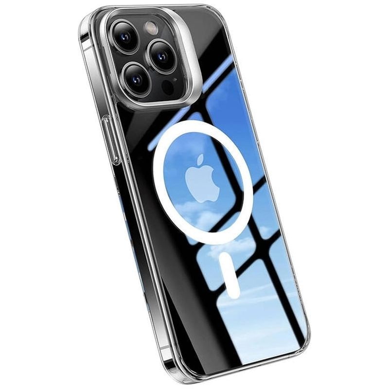 TORRAS Θήκη Apple iPhone 15 Pro - TORRAS Upro Lstand Clear-Mag Case με MagSafe - Διάφανο