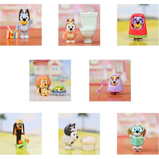 Μίνι Φιγούρα Bluey με Αξεσουάρ - Τυχαία Επιλογή Σχεδίου image 2
