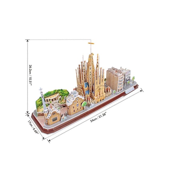 Cubic Fun 3D Παζλ City Line New York (123 Κομμάτια) image 3