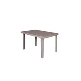 Τραπέζι Woodwell Marte Πλαστικό Tortora C55281 100x67x72 cm - Μπεζ