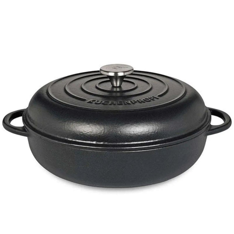 KUCHENPROFI KUCHENPROFI POVENCE 416501028 28 cm 3.9 L Μαύρο Πλακερό
