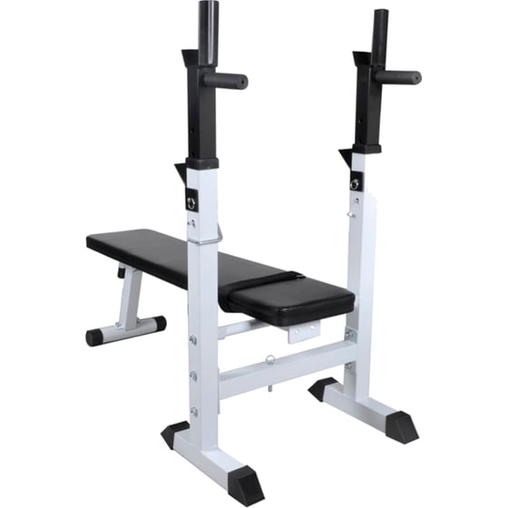 Σετ Ρυθμιζόμενος Πάγκος Γυμναστικής VidaXL 60.5kg - Μαύρος image 3