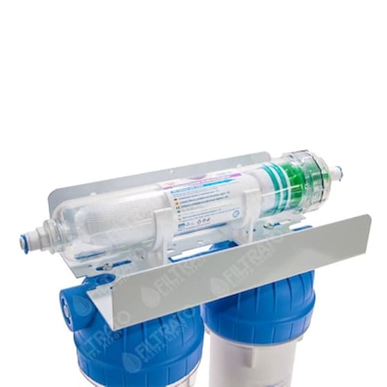 Τριπλό Φίλτρο Νερού Κάτω Πάγκου Ustm Emi Fs2-uf Με Ultra Filtration 0,02μm image 2