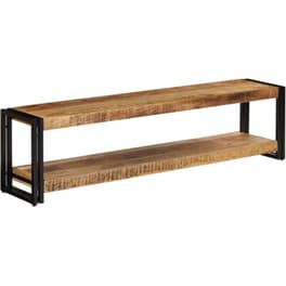 Έπιπλο Τηλεόρασης VidaXL από Ξύλο 150x30x40cm - Καφέ/Μαύρο