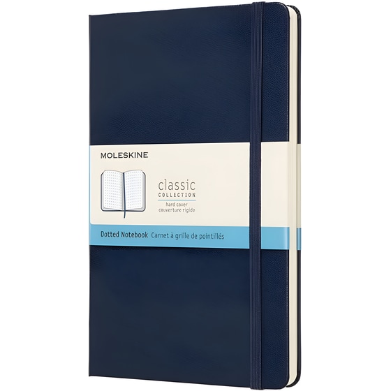 Σημειωματάριο Moleskine Classic με Τελείες Μπλε Large (1 Τεμάχιο) image 0