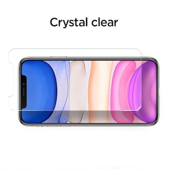 Προστατευτικό οθόνης Apple iPhone 11 - Spigen Alignmaster Full Face Black Tempered Glass image 4
