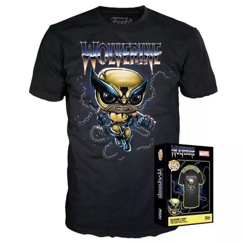 Funko Pop! Boxed Tee - Marvel - Wolverine Small