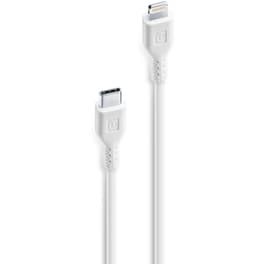 Καλώδιο Φόρτισης Cellular Line Power Cable USB-C σε Lightning 60cm - Λευκό
