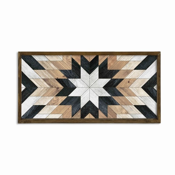 Μοντέρνο Κάδρο 24Mall Γεωμετρικό Σχέδιο 60x120 cm image 0