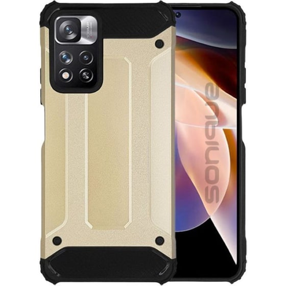 Θήκη Xiaomi Redmi Note 11 Pro Plus 5G - Sonique Heavy Armor - Χρυσό image 0