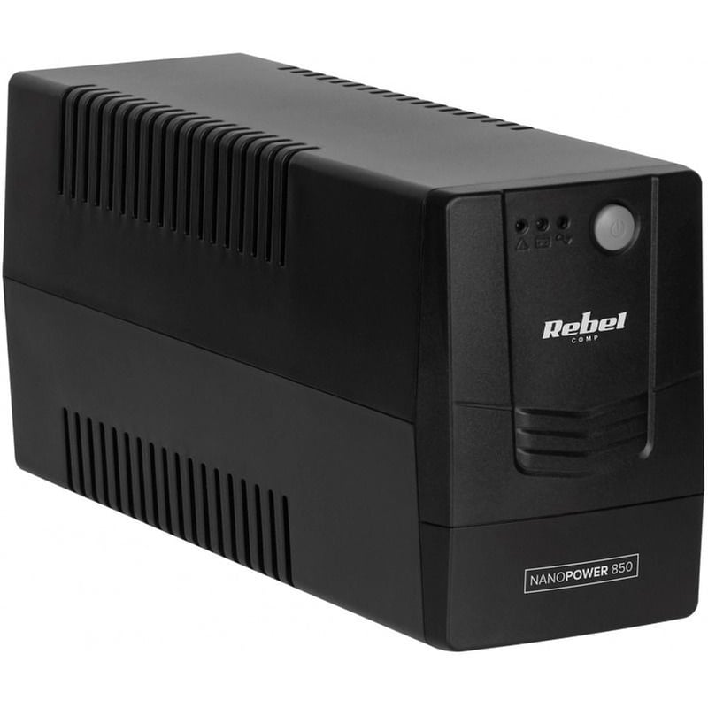 REBEL UPS Rebel Nanopower 850 Offline 850VA 480W Μαύρο