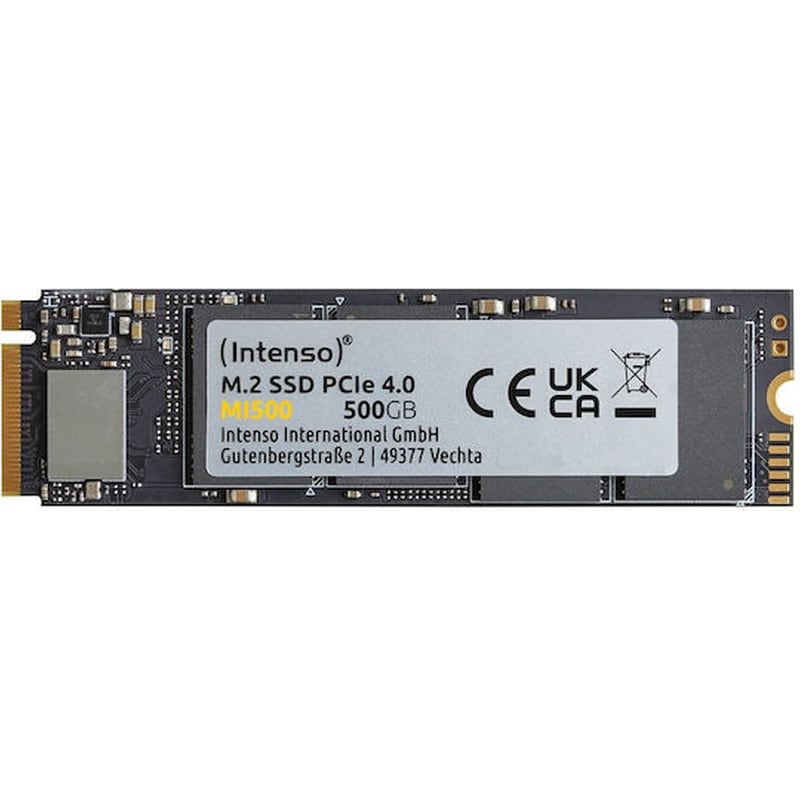 Εσωτερικός Σκληρός Δίσκος SSD Intenso MI500 3836450 500GB M.2 PCIe Gen3x4 NVMe 1.3