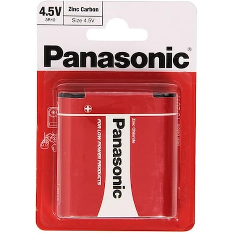 Panasonic Αλκαλική Μπαταρία 3R12 4.5V 1τμχ