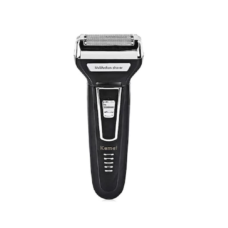 KEMEI Σετ Ανδρικής Περιποίησης KEMEI KM-5558 3D Προσώπου 3 σε 1 με 2 Trimmers για Υγρό και Στεγνό Ξύρισμα