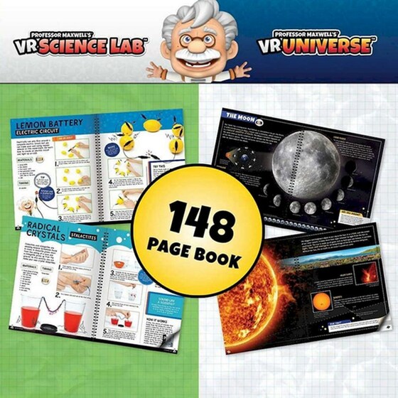 Professor Maxwell's 2 In 1 Combo Pack Vr Universe & Science Lab Σετ Εικονικής Πραγματικότητας (Abacus Brands) image 1