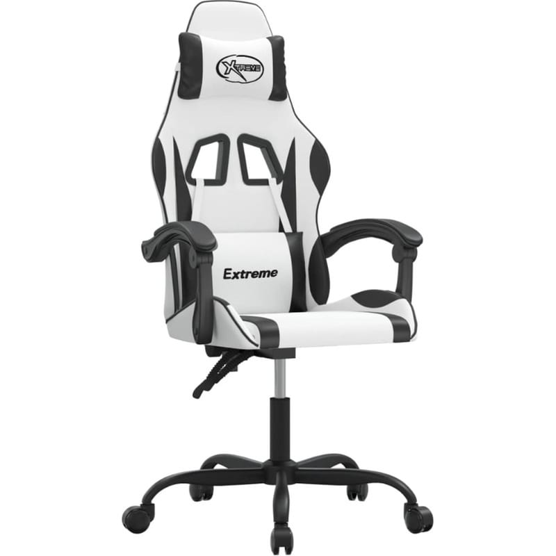 Καρέκλα Gaming VIDAXL 3143876 από Τεχνητό Δέρμα - Λευκή