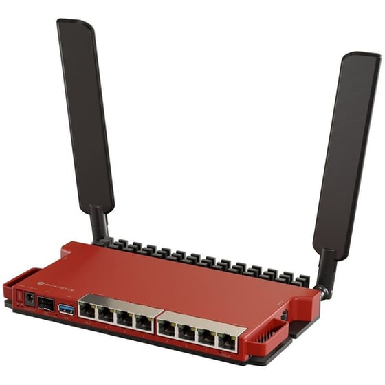 Mikrotik L009UIGS-2HAXD-IN Ασύρματο Router Wi‑Fi 2.4 GHz Gigabit Ethernet Κόκκινο image 0