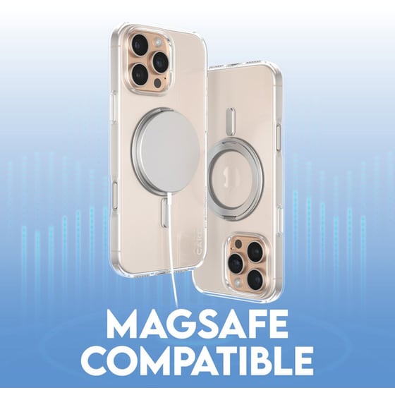 Θήκη Apple iPhone 16 Pro Max - PanzerGlass MagSafe Kickstand Case - Transparent with Black Stand image 8