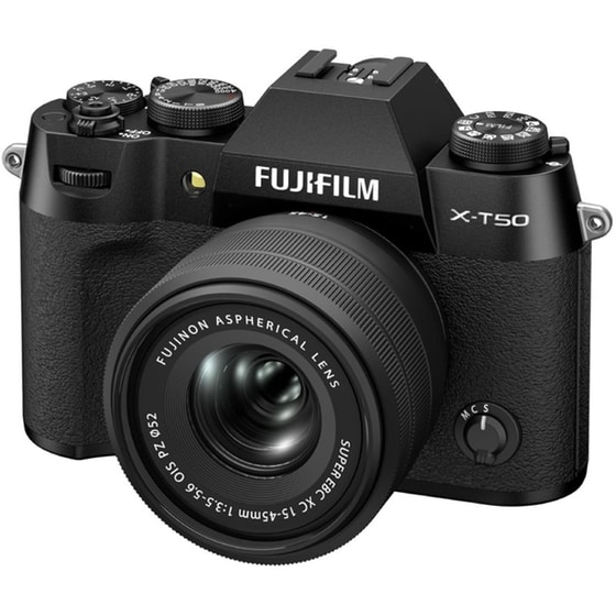 Φωτογραφική Μηχανή Mirrorless FUJIFILM X-T50 Kit XC15-45mm F3.5-5.6 OIS PZ - Μαύρο image 1