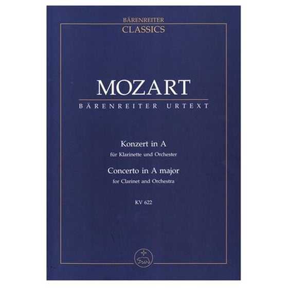 Βιβλίο Για Σύνολα Barenreiter Mozart - Clarinet Concerto Kv622 [pocket Score] image 1