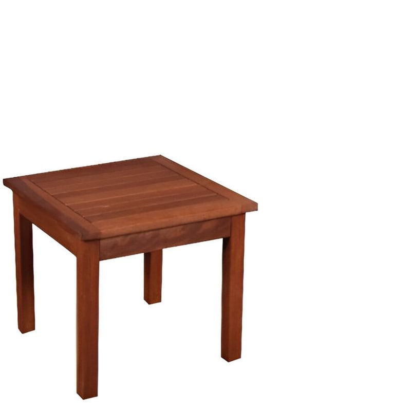 Τραπέζι Εξωτερικού Χώρου Woodwell Ξύλινο 45x45 cm - Καφέ