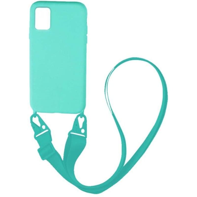 Θήκη Samsung Galaxy A51 - Sonique Carryhang Liquid Silicone Strap - Γαλάζιο