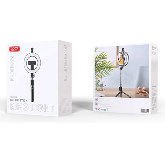 Selfie StickXO SS12 με Ενσωματωμένο Τρίποδο - Μαύρο image 2