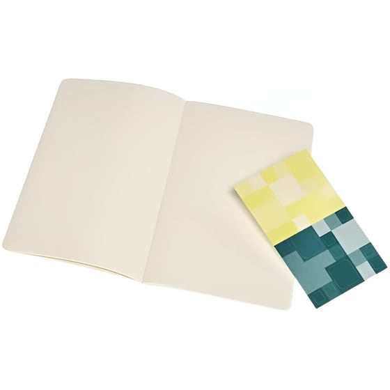 Σημειωματάριο Moleskine Plain Πράσινο Large (2 Τεμάχια) image 3