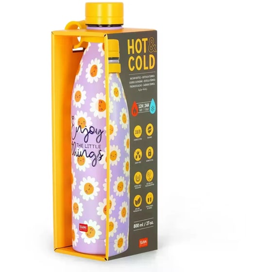 Μπουκάλι Θερμός Legami Ανοξείδωτο Daisy 800ml image 3