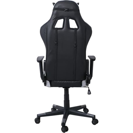 Καρέκλα Gaming Woodwell BF8000 από Τεχνητό Δέρμα - Μαύρη/ Γκρι image 4