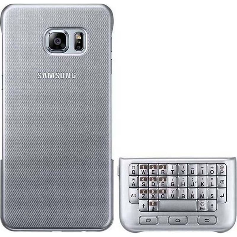 Θήκη Samsung Galaxy S6 EdGe+ - Samsung Keyboard Cover - Ασημί