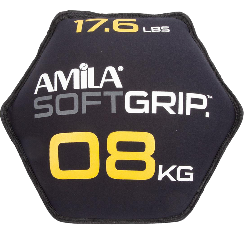 Δίσκος Βαρίδιο Amila 90754 Soft Grip - 8 kg
