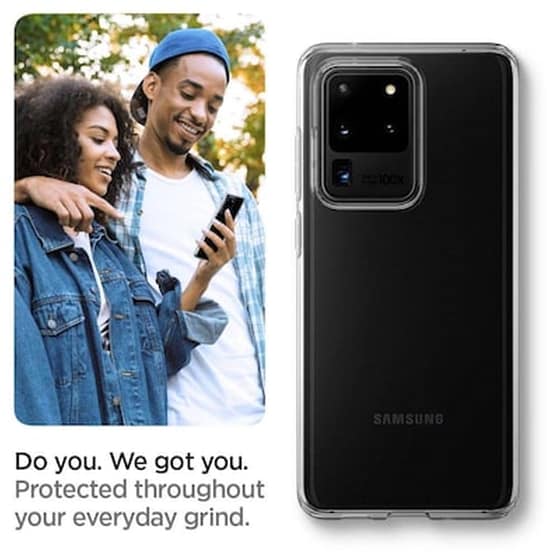 Θήκη Samsung Galaxy S20+ - Spigen Liquid Crystal - Crystal Clear image 4
