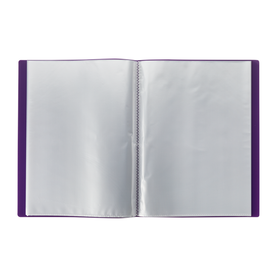 COOLBEE Ντοσιέ Παρουσίασης 60 Θέσεων A4 Μωβ image 1