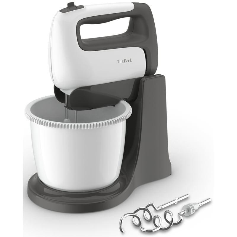 TEFAL TEFAL PrepMix+ HT4641 με Κάδο 2.5 L 500 W Λευκό Επιτραπέζιο Μίξερ