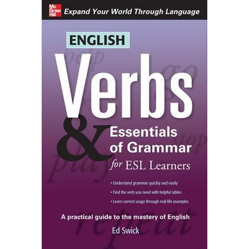 English Verbs and Essentials of Grammar for ESL Learners